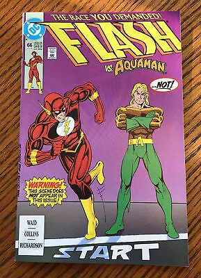 Buy DC Comics Flash #66 July 1992 Series 2 Aquaman • 1.58£
