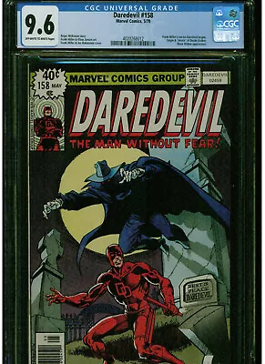 Buy Daredevil #158 Cgc 9.6 1979 1st Frank Miller Work Begin Black Widow Appearance • 351.62£