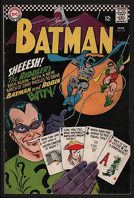 Buy Batman #179 - Riddler Returns (5.0) 1966 • 79.35£