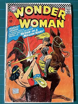 Buy Wonder Woman #168 Silver Age Superhero Vintage DC Comic 1967 GD D5 • 9.59£