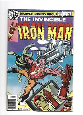 Buy Iron Man #118, GD+ 2.5, 1st Appearance Jim Rhodes (War Machine) • 10.28£