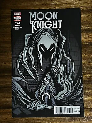 Buy Moon Knight #194 Leg Marvel Comics, 2018 1ST APPEARANCE UNCLE ERNST 🔑 VF+/NM • 7.90£