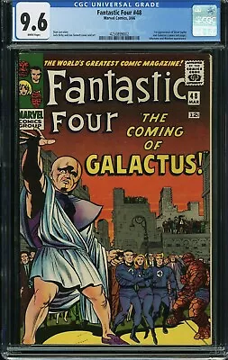 Buy Marvel Fantastic Four #48 1st App Galactus Silver Surfer CGC 9.6 White Pages • 31,537.03£