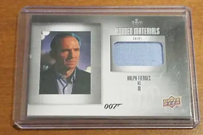 Buy 007 Spectre Ralph Fiennes Bm-13 In Movie Used Material Card • 28.50£
