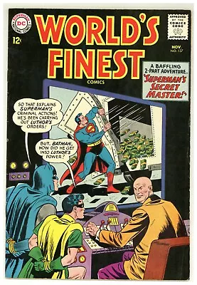 Buy World's Finest Comics 137 Batman Superman Robin Aquaman Luthor 1963 DC (j#3120) • 9£