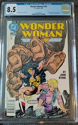 Buy Wonder Woman #105 CGC 8.5 White DC 1996 Comic Book 1st Cassie Sandsmark • 63.06£