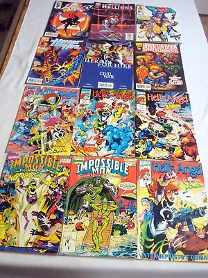 Buy 12 Marvel Comics Lot Impossible Man 1 2 Hell's Angel 1 3 4 5 Heroes For Hire 1 • 8£
