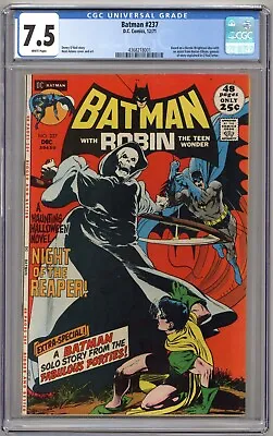 Buy Batman #237 (1971) CGC 7.5 White - ONeil Halloween Story, Neal Adams Cover & Art • 289.54£