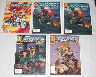Buy Savage Tales #1 #2 #3 #5 Marvel Magazine Group Comic Books • 19.77£