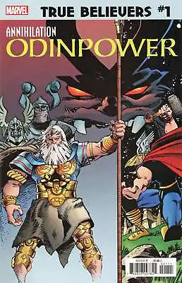 Buy True Believers: Annihilation-Odinpower #1 VF; Marvel | Thor 349 Reprint - We Com • 3.02£