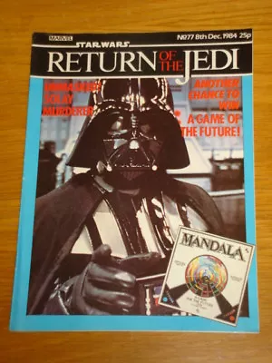 Buy Star Wars Return Of The Jedi #77 December 8 1984 British Weekly Comic • 7.99£
