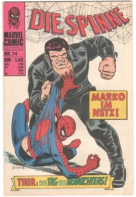 Buy 1976 Amazing Spider-Man #73 Germany Die Spinne No. 74 Williams MARCO Romita Sr. • 6.88£