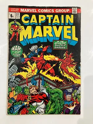 Buy Captain Marvel #27 1973 Good Condition  • 20.50£