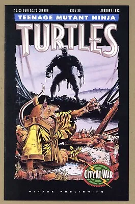 Buy Teenage Mutant Ninja Turtles 55 (VFNM) City At War Part 6 Of 13 1993 Mirage X664 • 15.83£