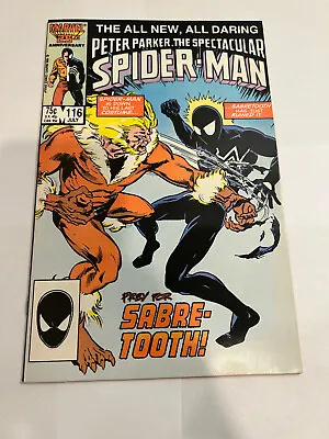 Buy Peter Parker Spectacular Spider-man 116 1st Foreigner VF/NM #C03B2 • 7.94£