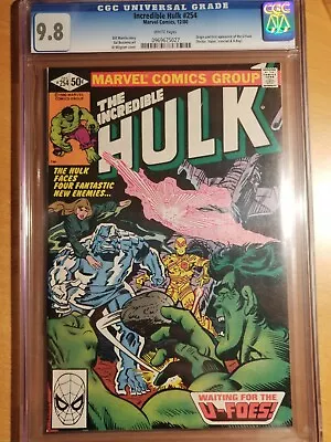 Buy Incredible Hulk  #254 CGC 9.8 • 599.64£