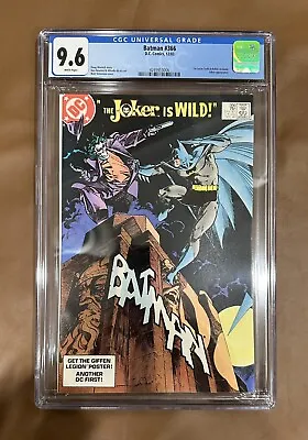 Buy Batman #366 CGC 9.6 (1983) 1st Jason Todd In Robin Costume Joker App. DC Comics • 132.10£
