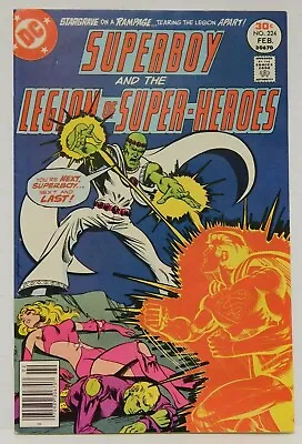 Buy SUPERBOY #224 - Legion Of Super-Heroes - Grell Art - FN 1977 DC Vintage Comic • 12.78£