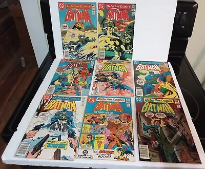 Buy 1982 Lot Of 8 Detective Comics 509, 510, 511, 512, 513, 514, 515, 516 DC Comics • 24.78£