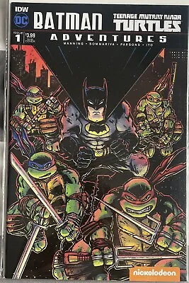 Buy Dc & Idw Comics Batman Teenage Mutant Ninja Turtles Adventures #1 Variant A Nm • 4.23£