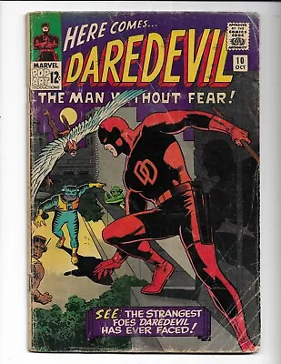 Buy Daredevil 10 - G/vg 3.0 - 1st App Of Cat-man - 1st App Of Ape-man (1965) • 23.46£