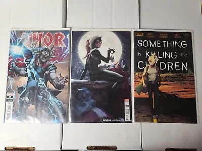 Buy MARVEL/DC/INDIE: Thor 19, Catwoman 6, Something Is Killing The Children 21 • 5.90£