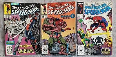 Buy 3x Spectacular Spiderman Issues 155, 156 & 157 Marvel Comics From 1989 • 3£