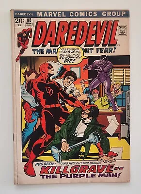 Buy Marvel Comics: Daredevil #88  1st Appearance Of Mr. Fear  (1972) • 18.38£