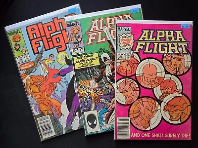 Buy (LOT 3) Alpha Flight #s 12 17 & 21 Marvel Comics 1984 • 3.95£