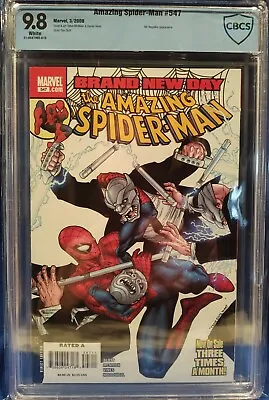 Buy  Amazing Spider-Man #547 CBCS 9.8 Wp Brand New Day Mister Negative App Free Ship • 99.94£