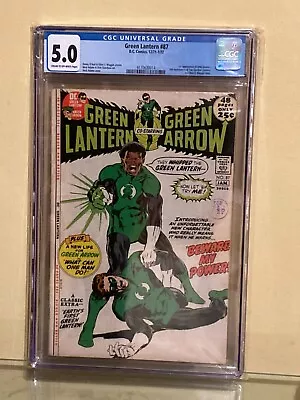 Buy Green Lantern 87  (1972) – DC Comics Silver Age – 1st John Stewart – CGC 5.0 • 265£