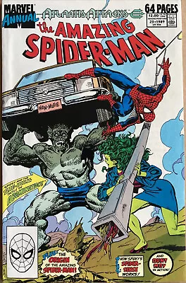 Buy Amazing Spider-man Annual #23 1989 She-hulk Abomination Appearances Great Copy • 9.99£