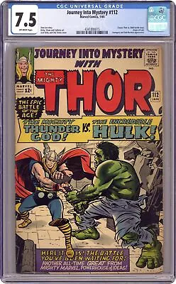 Buy Thor Journey Into Mystery #112 CGC 7.5 1965 4341806015 • 463.72£