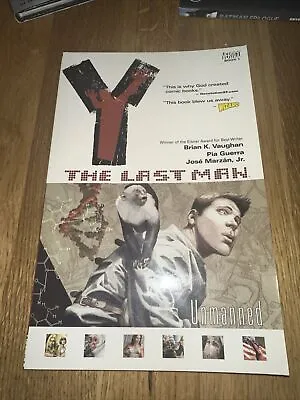 Buy Y: The Last Man Vol 1 Unmanned TPB NM (DC/Vertigo 2003) Graphic Novel Vaughan • 4£