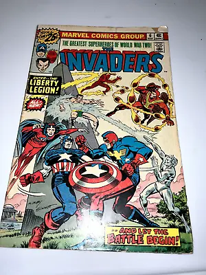 Buy Marvel The Invaders 6 Comic Book Captain America Human Torch Namor Hj09 • 3.66£