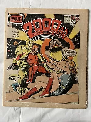 Buy 2000AD PROG 213, 23/05/1981. VGC. Back Cover Judge Anderson Poster Intact. • 0.99£