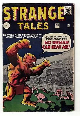 Buy Atlas Marvel Comics Strange Tales 98 VGF 5.0  No Planet Can Beat Me 1962 Silver  • 59.99£