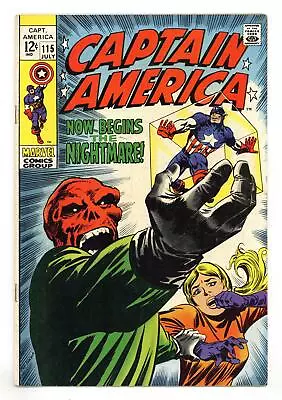 Buy Captain America #115 VG+ 4.5 1969 • 27.98£