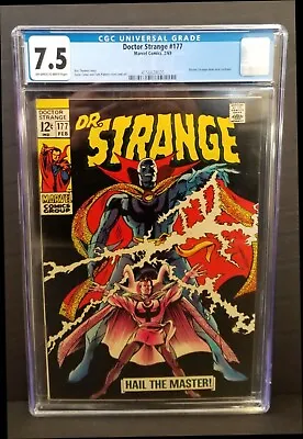 Buy Doctor Strange #177 (1969) Cgc 7.5 Ow/w Pages Classic Cover New Costume Key • 118.54£