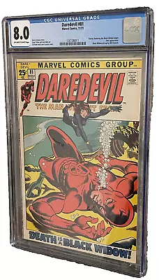 Buy Daredevil #81 CGC 8.0 1st Black Widow Team-Up • 127.88£