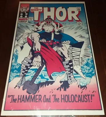 Buy FOOM POSTER MIGHTY THOR 127 Jack Kirby Marvelmania Uk Mail Order Only Edit. 1970 • 29.32£