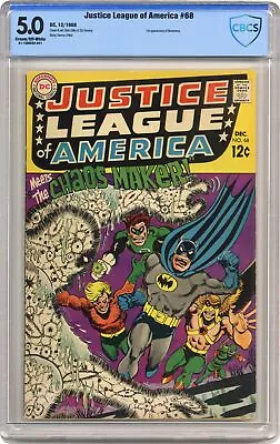 Buy Justice League Of America #68 CBCS 5.0 1968 21-1EAEE22-221 • 47.97£