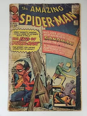 Buy Amazing Spider-Man #18 - 1964 - First Appearance Of Ned Leeds - Silver Age KEY • 87.38£