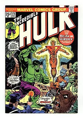 Buy Incredible Hulk #178 VF 8.0 1974 • 65.89£