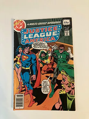 Buy Dc Comics Justice League Of America Comic #167 June 1979 Superman Green Arrow • 0.99£