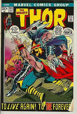 Buy THOR (The Mighty) Vol. 1 1971 #201 VF- Gerry Conway, John Buscema • 7.96£