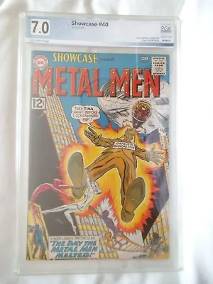 Buy Showcase # 40  3rd Metal Men  Day The Metal Men Melted !  Pgx 8.0 Scarce Book !  • 195£