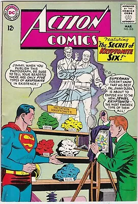 Buy Action Comics #310 8.5 VF+ 1964 DC Superman LEX LUTHER  Kryptonite L@@K! PEDIGRE • 126.14£