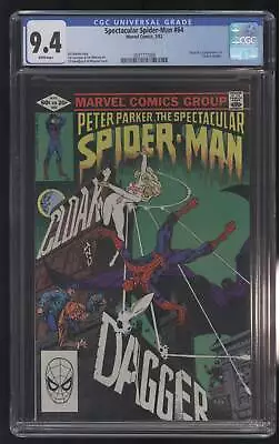 Buy Spectacular Spider-man #64 Cgc 9.4 White Pages 1st App Origin Cloak & Dagger • 158.11£
