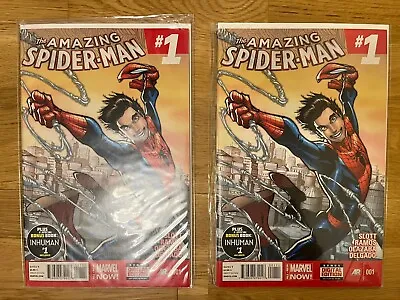Buy Amazing Spider-Man 1 X 2 - Marvel 2014 1st Cameo Silk, NM • 14.99£